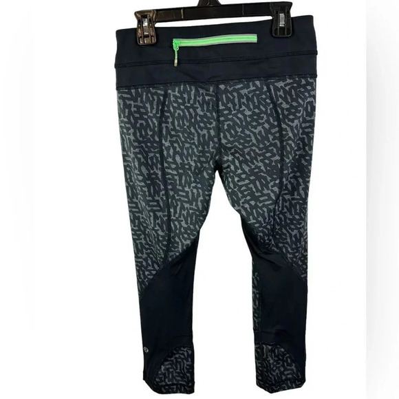 Lululemon Run Inspire Crop Luxtreme BlockIt Pocket Sz 4 - Picture 6 of 16